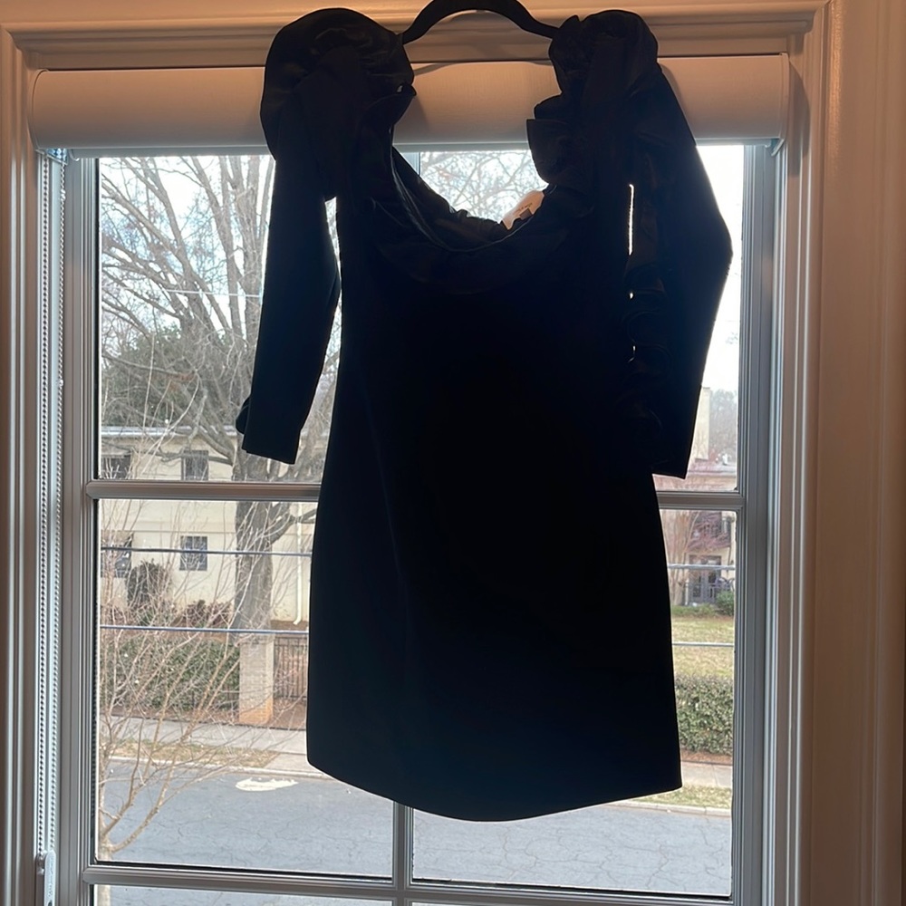 Black mini dress